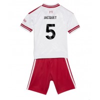 Liverpool Jeremy Jacquet #5 Vieras Peliasu Lasten 2026-27 Lyhythihainen (+ Lyhyet housut)